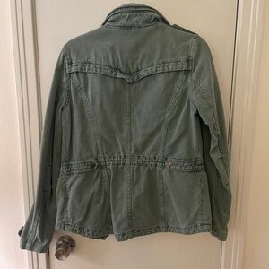 BCBGeneration Green Utility Jacket with Structured Shoulders